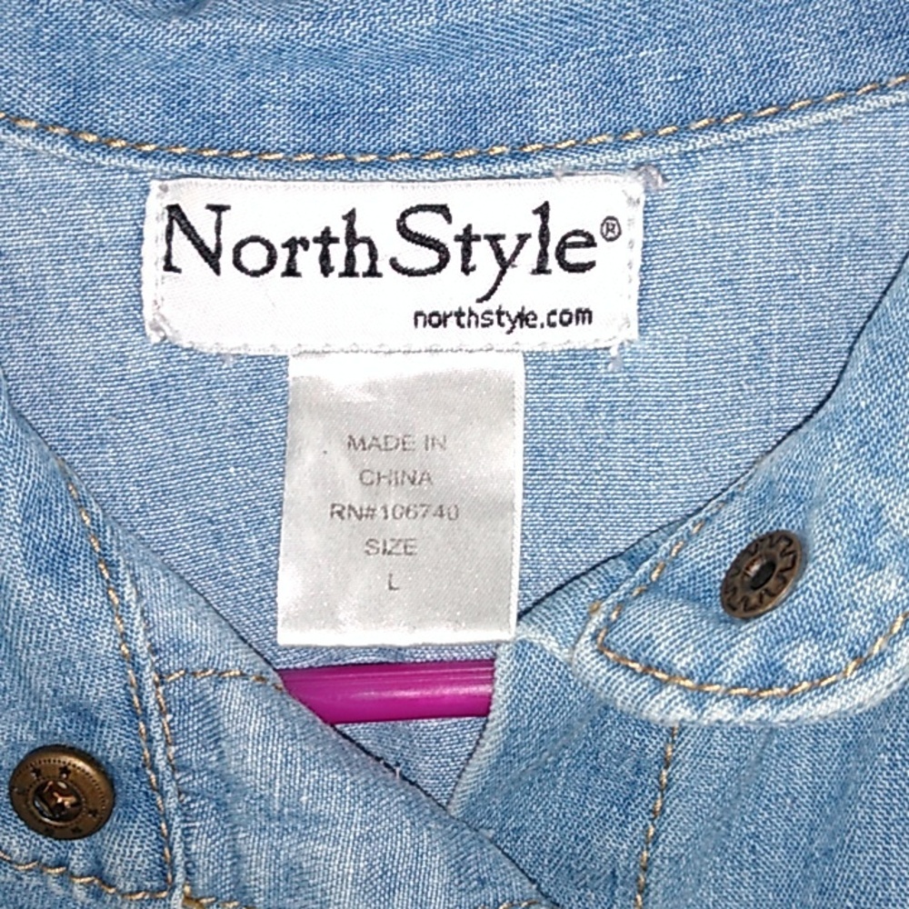 North Style denim dress, size L - Picture 4 of 11